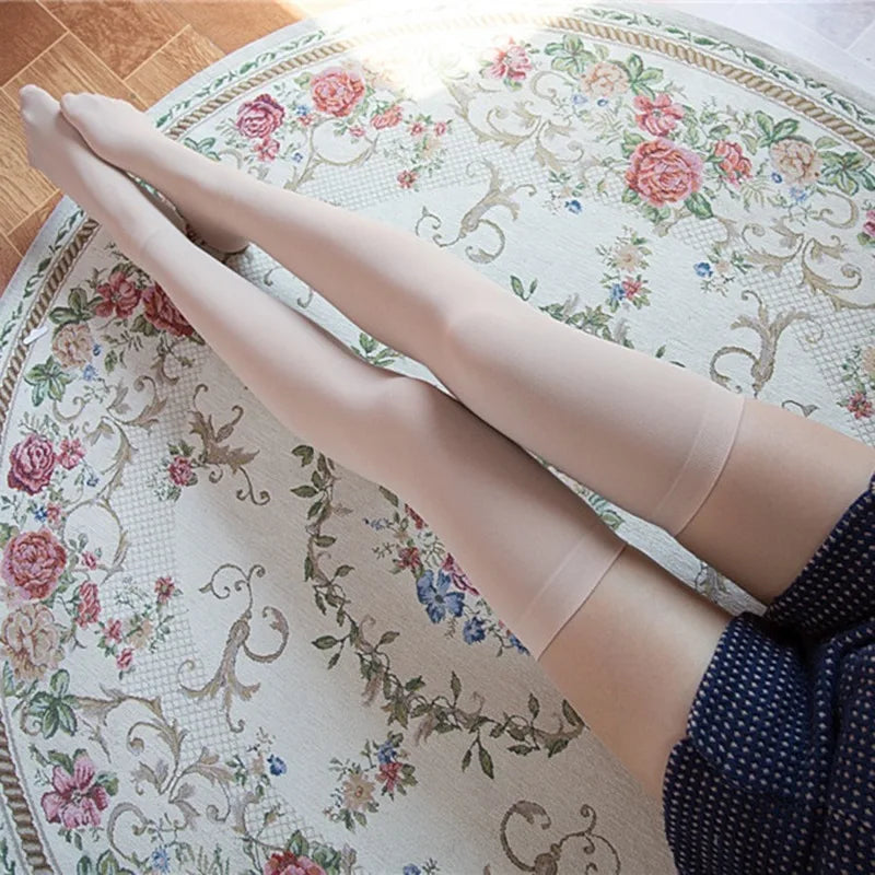 Thigh High Striped Socks – Women’s Sexy Long Stockings, Over Knee Nylon Socks, Female Leg Warmers
