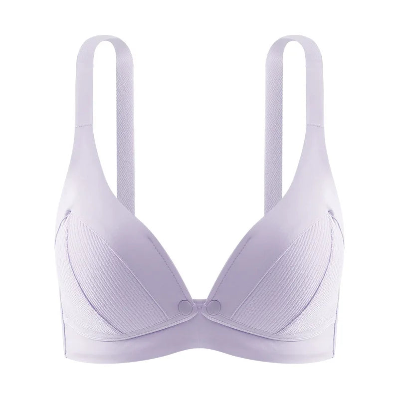 Ultra-Thin Breastfeeding Bra – Soft, Breathable, Anti-Sagging Maternity Underwear for Pregnant & Nursing Women