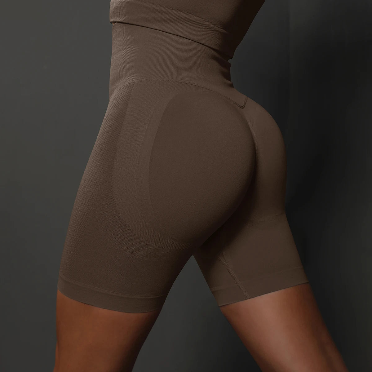 Women's Seamless Yoga Shorts – High Waist, Push-Up, Gym Workout, Fitness, Sports, Cycling Shorts