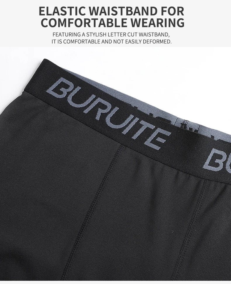 Warm Tight Leggings Men – Autumn and Winter Plush, High Stretch Compression, Fitness Training, Running Sports Suit, Autumn Trousers