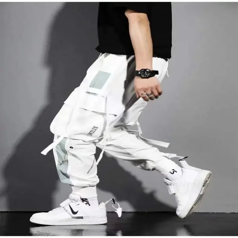 Oversized Sport Cargo Pants – Unisex Sweatpants, Korean Style, Y2K Vintage Workwear, Extra Large Size, Popular With Many Reviews
