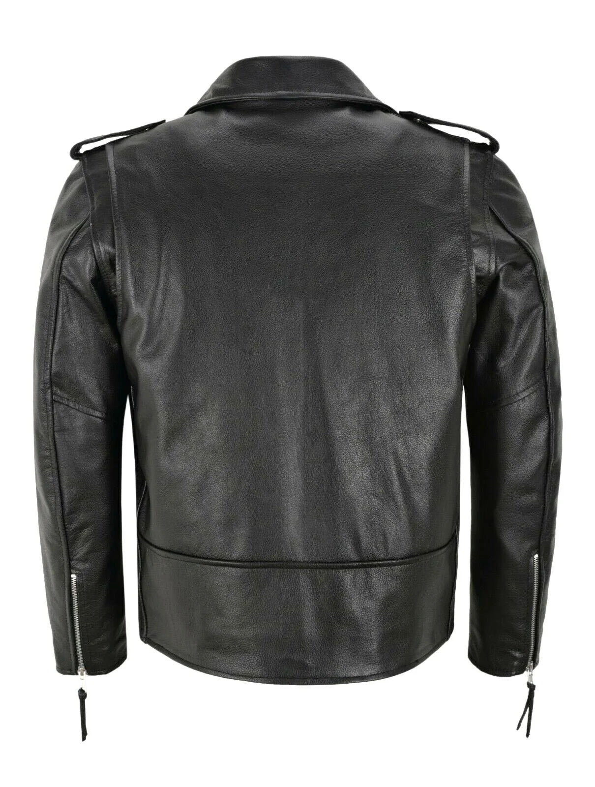 Men's PU Leather Jacket – Motorcycle Fashion, Slim Fit Leather Coat