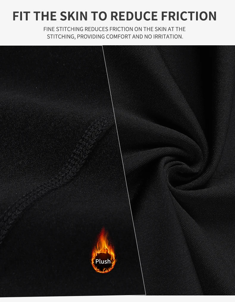 Warm Tight Leggings Men – Autumn and Winter Plush, High Stretch Compression, Fitness Training, Running Sports Suit, Autumn Trousers