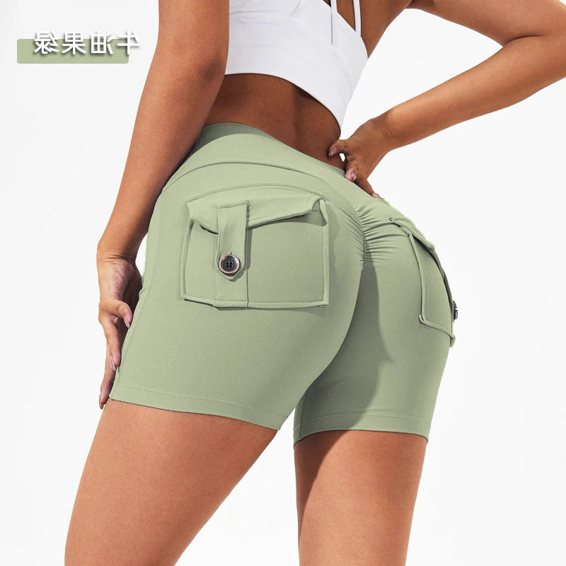 Smaller Gym Leggings – Scrunch Bum, High Waist, Yoga Pants, Shorts, Tights, Workout, Breathable, Naked Feeling, Elastic Fabric