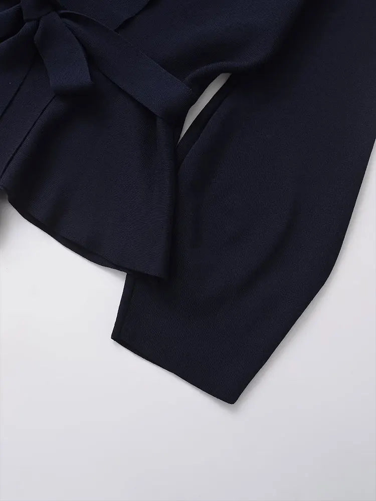 Thin Knitted Cardigan – V-Neck, Slim Fit, Wrist Sleeve, Sash Belt, Y2K Autumn Jacket