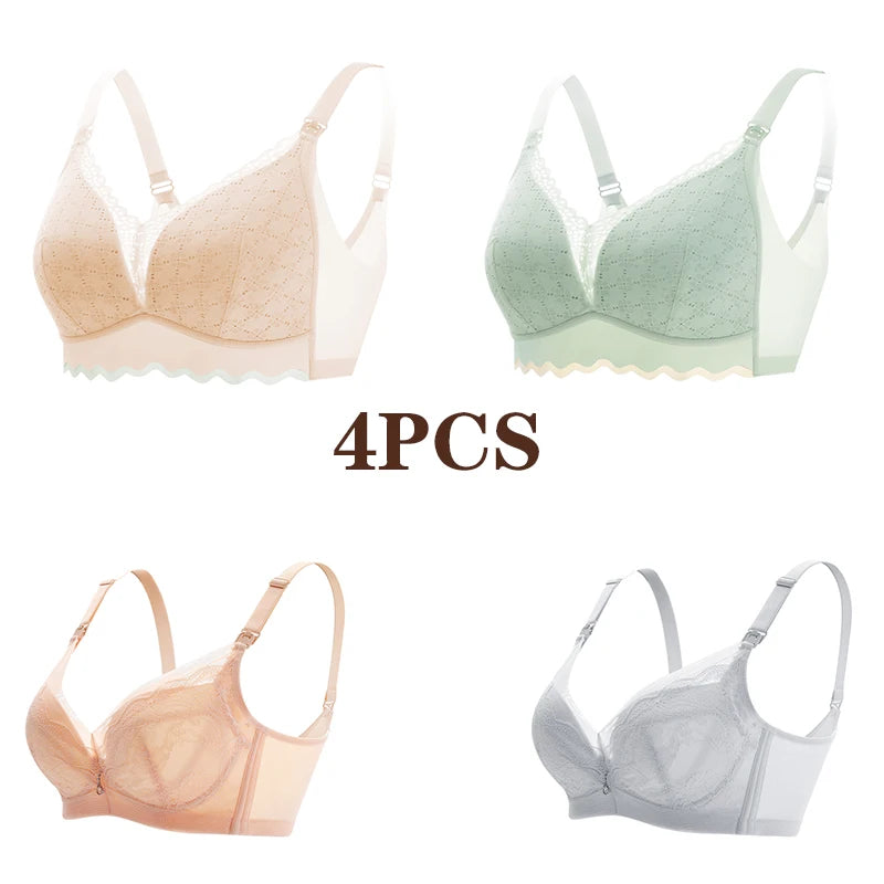 Ultra-Thin Breastfeeding Bra – Soft, Breathable, Anti-Sagging Maternity Underwear for Pregnant & Nursing Women