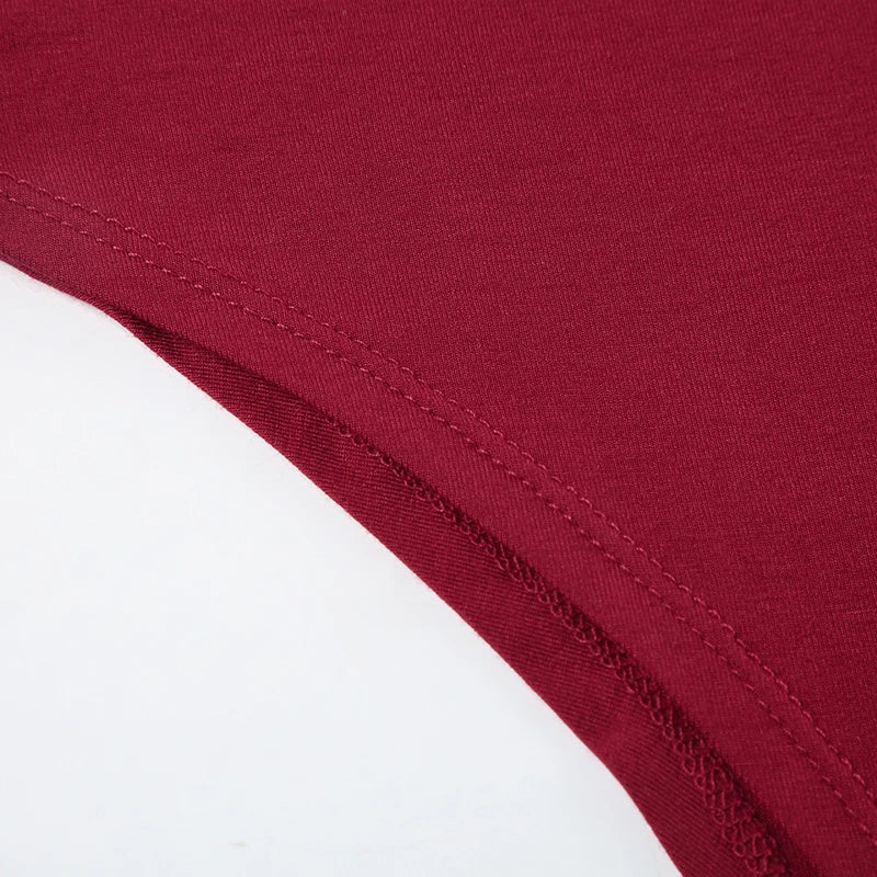 Red Skinny Bodysuit – Heart-Shaped Hollow Out, Sheer Patchwork, Full Sleeve, Vintage Chic Outfit