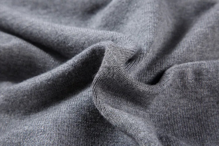 Sweatwear Men's Anti-Pilling High-Quality Knitted Turtleneck Sweater – Slim Fit, Long Sleeve Pullover, Solid Color, Trendy Men’s Clothing
