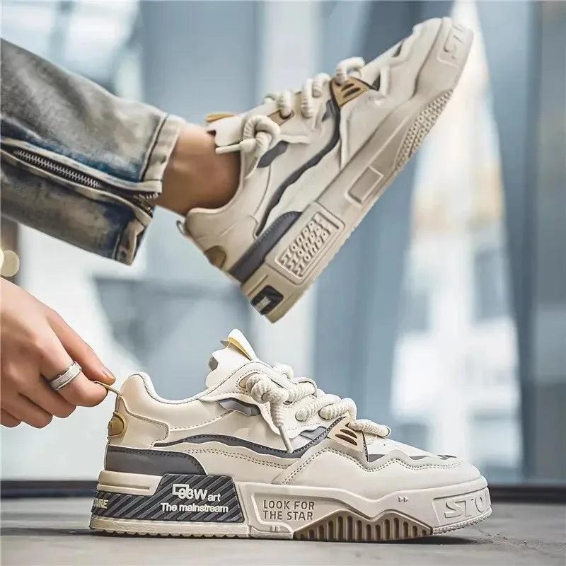Men's Fashion Sneakers – Autumn Brand Design, Comfortable Soft-Soled Running Shoes