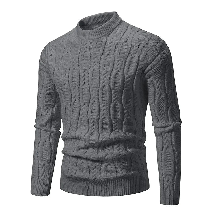 Mens Pullover Sweaters – Fashion Knit Sweater With A Lightweight Jumper Design, Autumn Mock Turtleneck, Perfect For Casual Streetwear