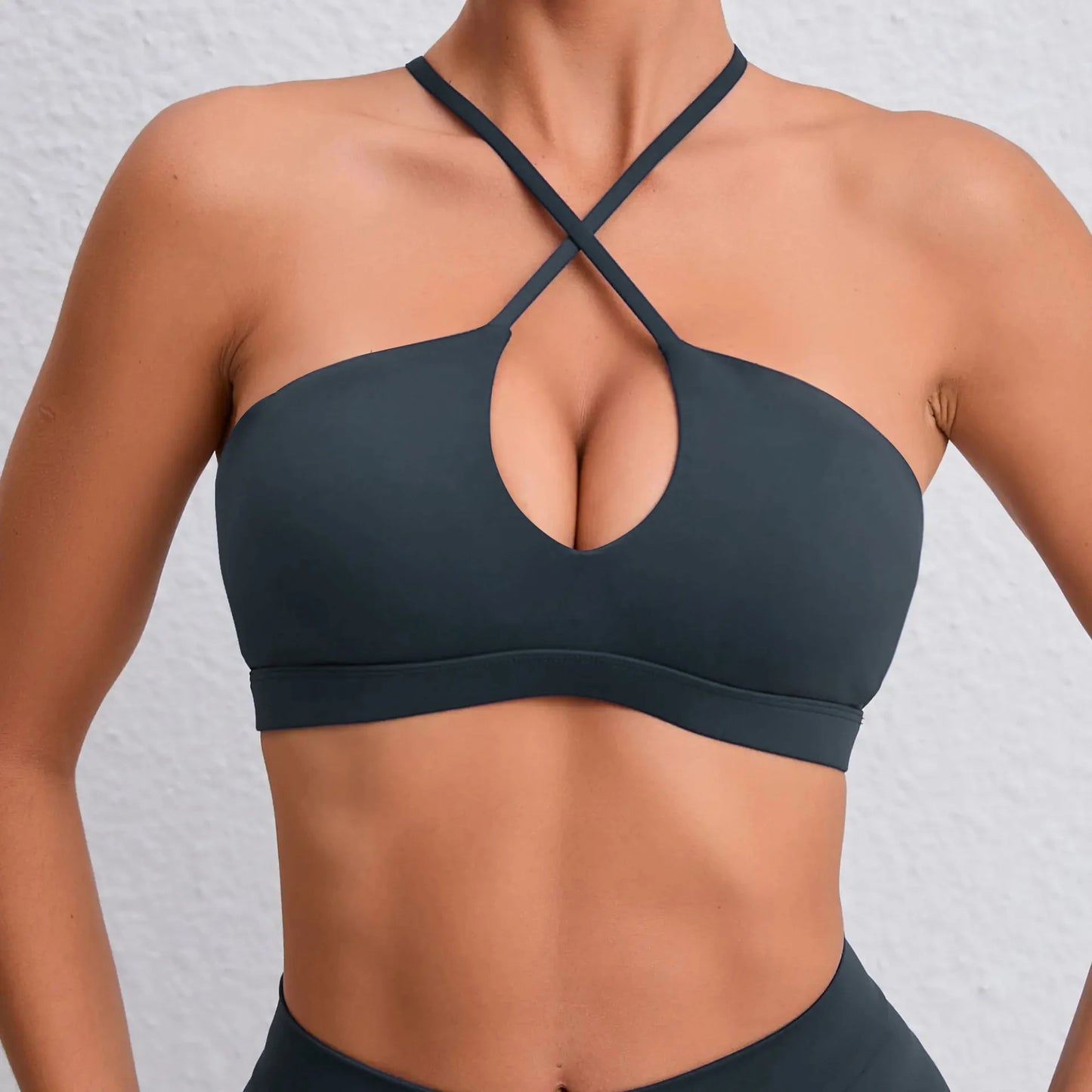 Gym Top – Women's Training Yoga Clothes, Stretch Sports Underwear, Fitness Workout Cross Yoga Bra, Sexy Sports Bra