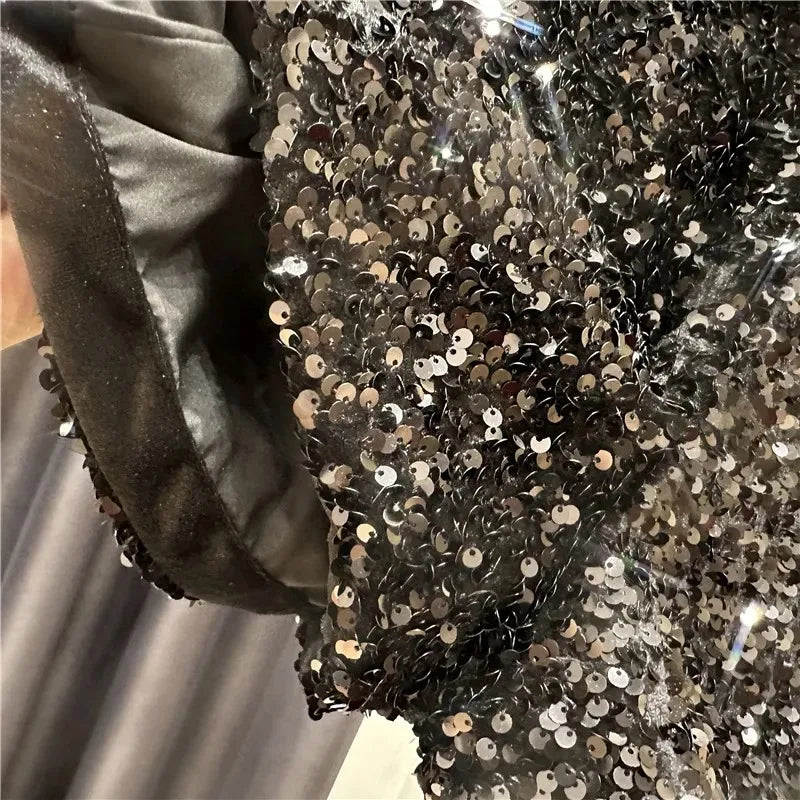 Velvet Shorts – Sequined, Shiny, Versatile, Clubwear, Hot Pants, High Street Fashion