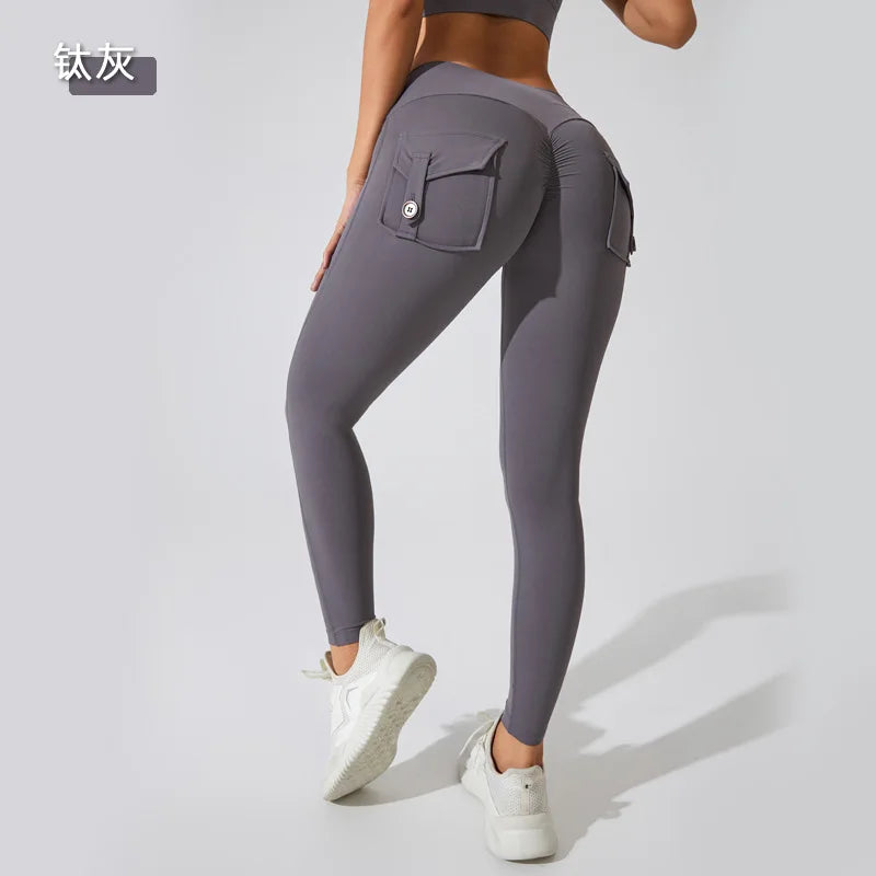 Smaller Gym Leggings – Scrunch Bum, High Waist, Yoga Pants, Shorts, Tights, Workout, Breathable, Naked Feeling, Elastic Fabric