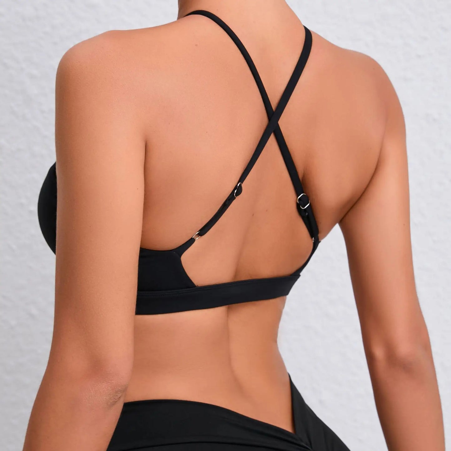 Gym Top – Women's Training Yoga Clothes, Stretch Sports Underwear, Fitness Workout Cross Yoga Bra, Sexy Sports Bra