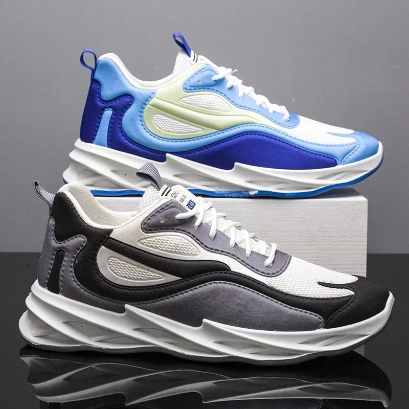 Men's Fabric Shoes – Breathable, Thick-Soled Casual, Korean Trendy Sports Shoes