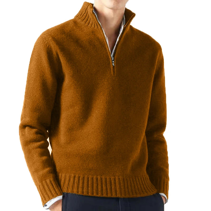 Men Turtlenecks Sweaters – Knitwear Pullovers Solid Color Long Sleeved Sweater Male Casual Daily Warm Coats