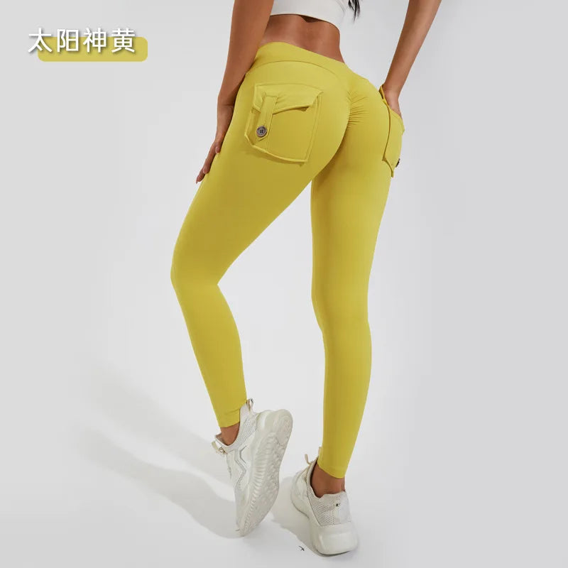 Smaller Gym Leggings – Scrunch Bum, High Waist, Yoga Pants, Shorts, Tights, Workout, Breathable, Naked Feeling, Elastic Fabric