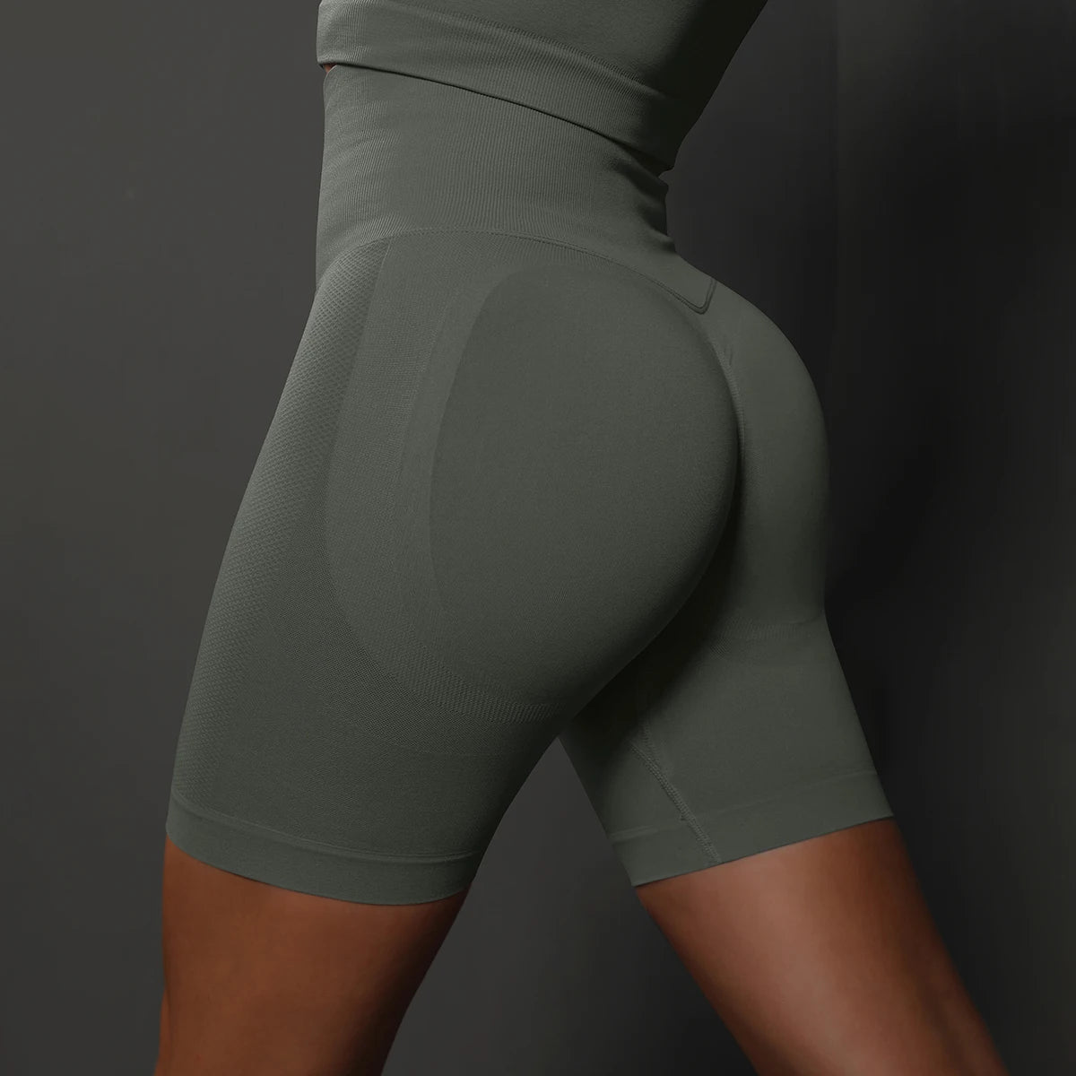 Women's Seamless Yoga Shorts – High Waist, Push-Up, Gym Workout, Fitness, Sports, Cycling Shorts