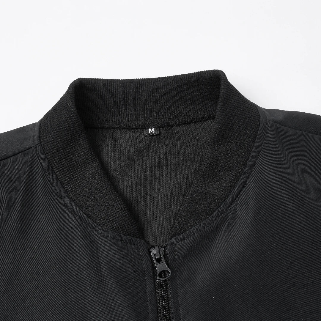 Baseball Collar Short Loose Jacket – Solid Color, Thin And Lightweight, Business Casual Trend For Men
