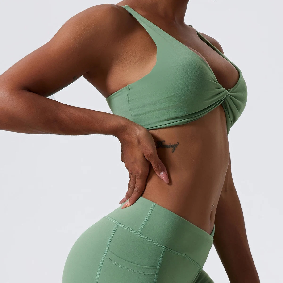 Sports Bra – Shockproof Push Up Gym Top, Quick-Dry Yoga Crop Top for Women