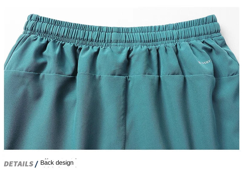 Sports Shorts – Running Pants, Three-Piece Design, Men's and Women's Zippered Pockets, Couple's Summer Shorts