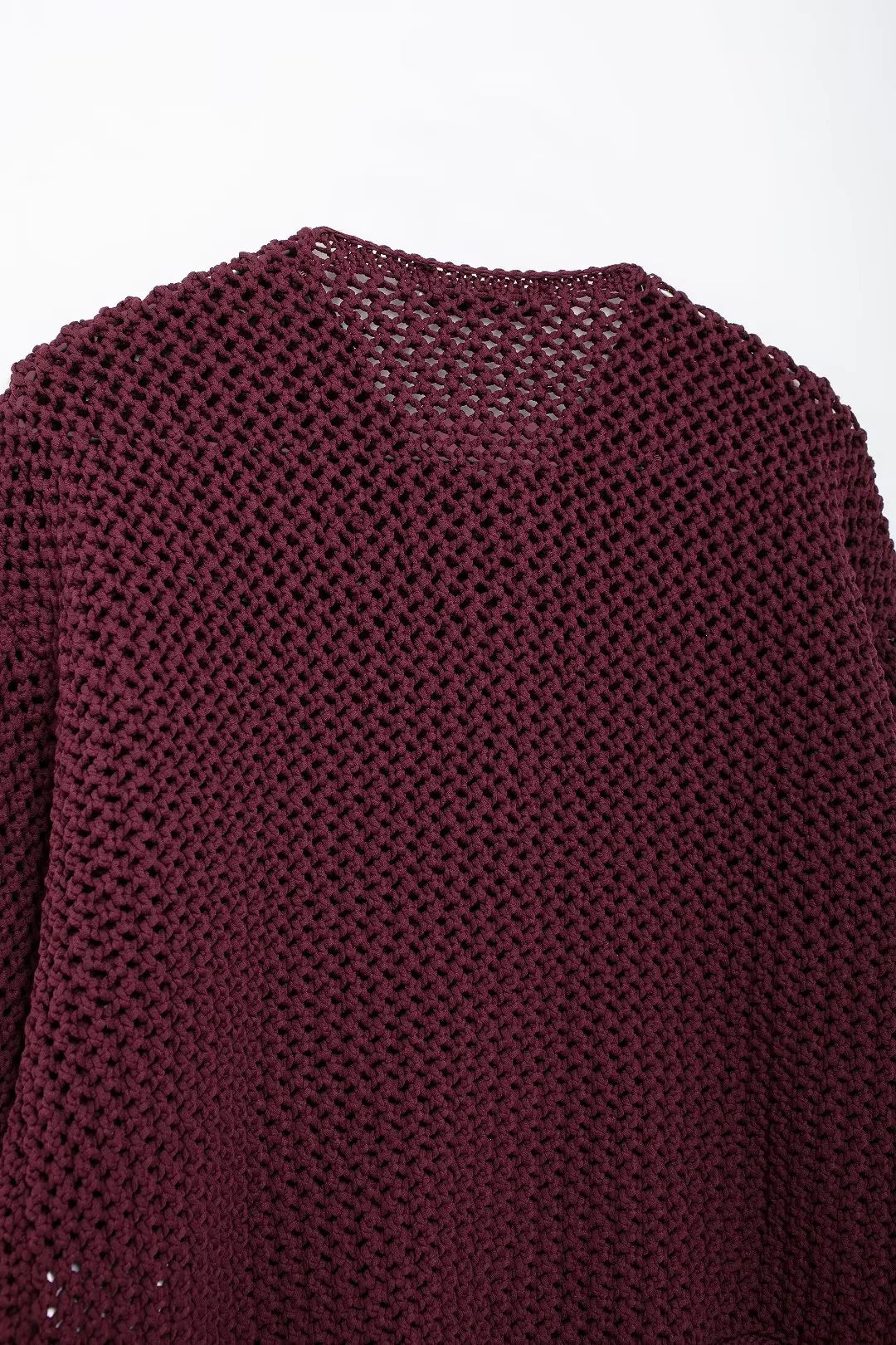 Knitted Cropped Cardigan – Women's Autumn Winter Outerwear, Long Sleeve, Button-Up Sweater