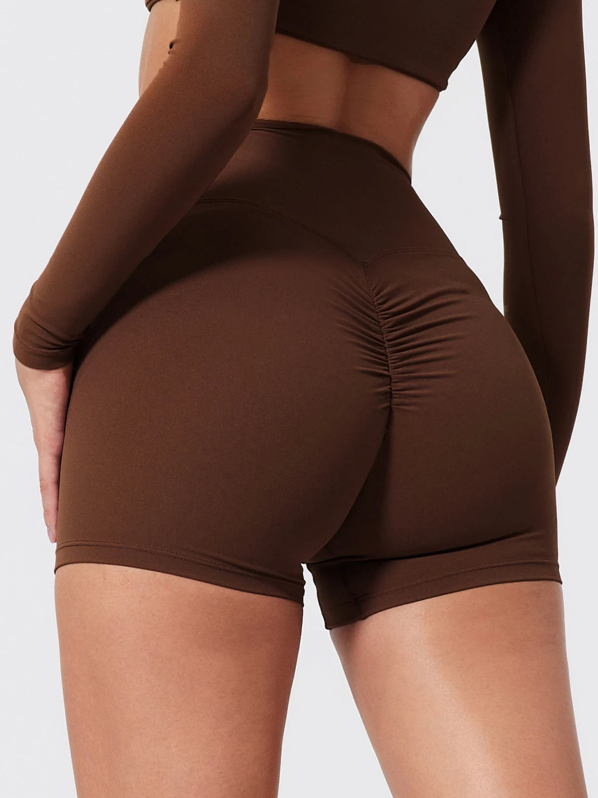 Elastic Scrunch Yoga Shorts – Push Up Gym Leggings, Cycling Workout Shorts, Quick-Dry High Waist Sports Shorts for Women