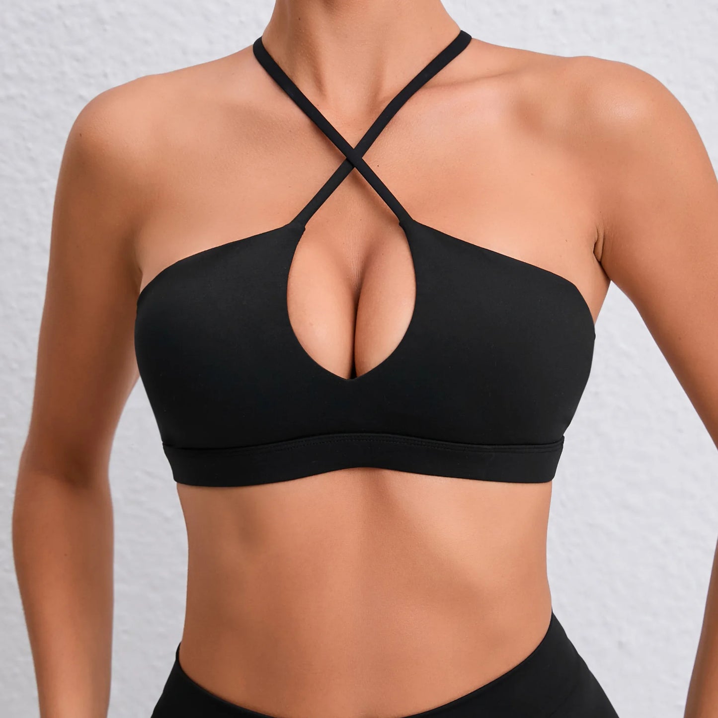 Gym Top – Women's Training Yoga Clothes, Stretch Sports Underwear, Fitness Workout Cross Yoga Bra, Sexy Sports Bra