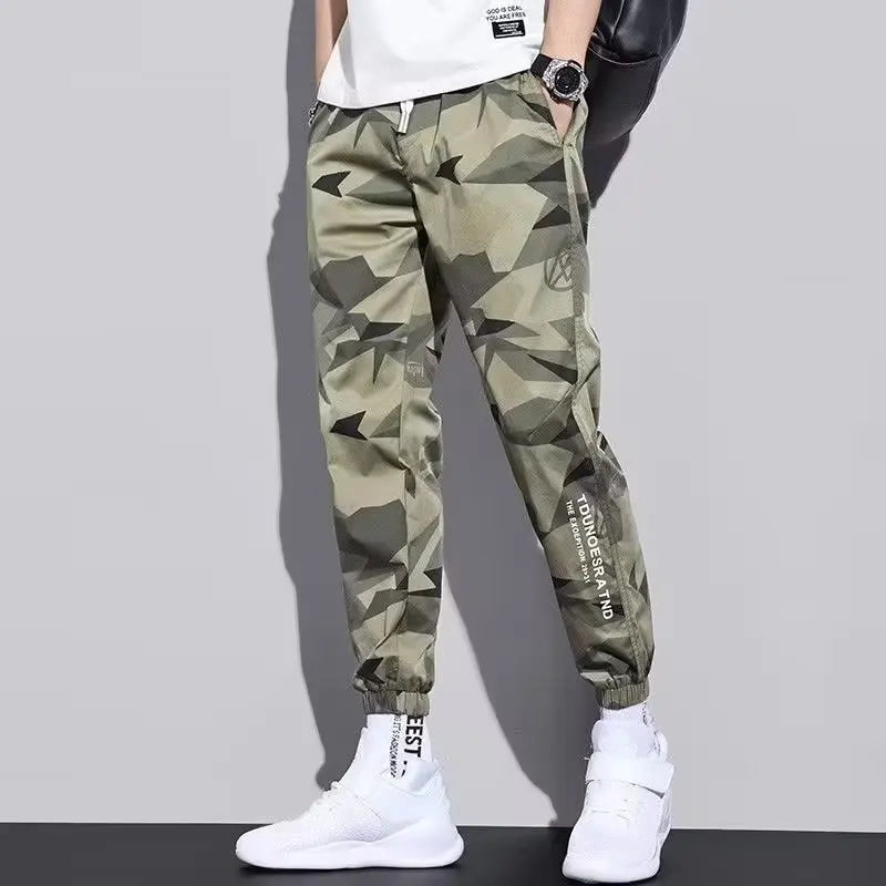 Classic Design Multi Flap Pockets Cargo Pants – Men's Loose Fit, Drawstring Harem, Oversized Jogger Pants for Men and Women