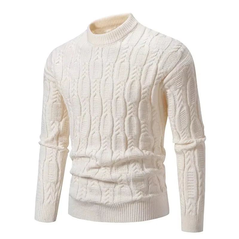 Mens Pullover Sweaters – Fashion Knit Sweater With A Lightweight Jumper Design, Autumn Mock Turtleneck, Perfect For Casual Streetwear