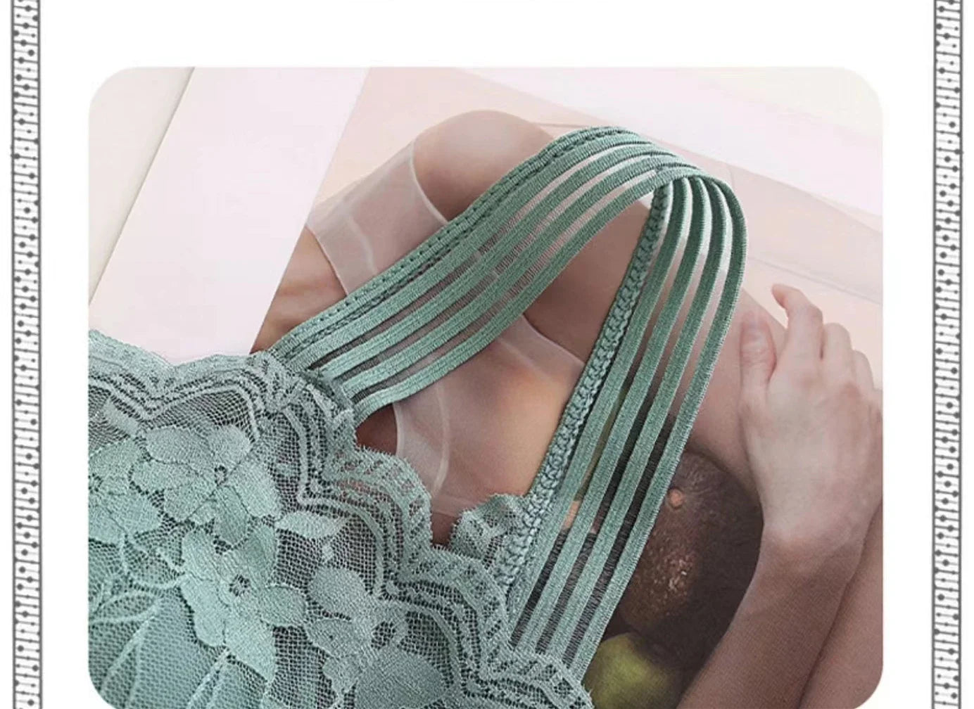Sexy Lace Seamless Large Size Women's Bra – Comfortable, Breathable, Sports Beauty Back Vest, Sleep Gathered Wrapped Chest Tube Top