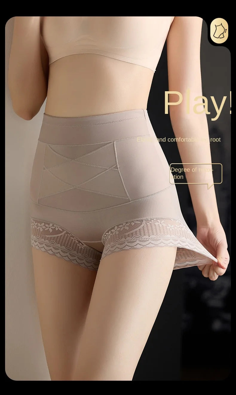 Women's High Waist Belly Shaping Pants – Postpartum, Plus Size, Slimming, Summer Wear
