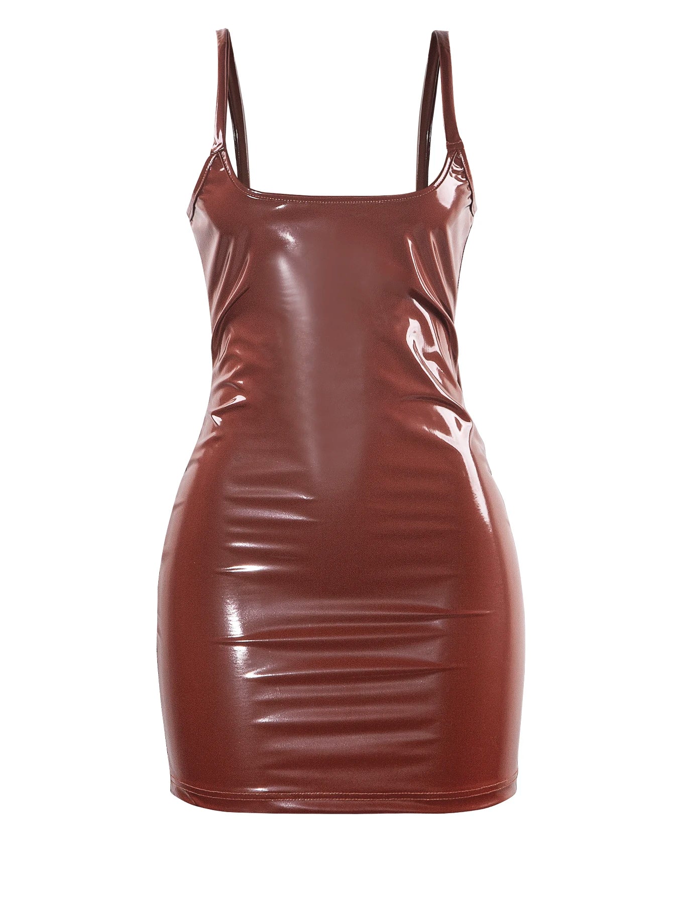 Women Sexy PU Leather Mini Dress – Sleeveless, Bodycon, Elegant Slip Dress for Party & Night Club, Summer Short Dress