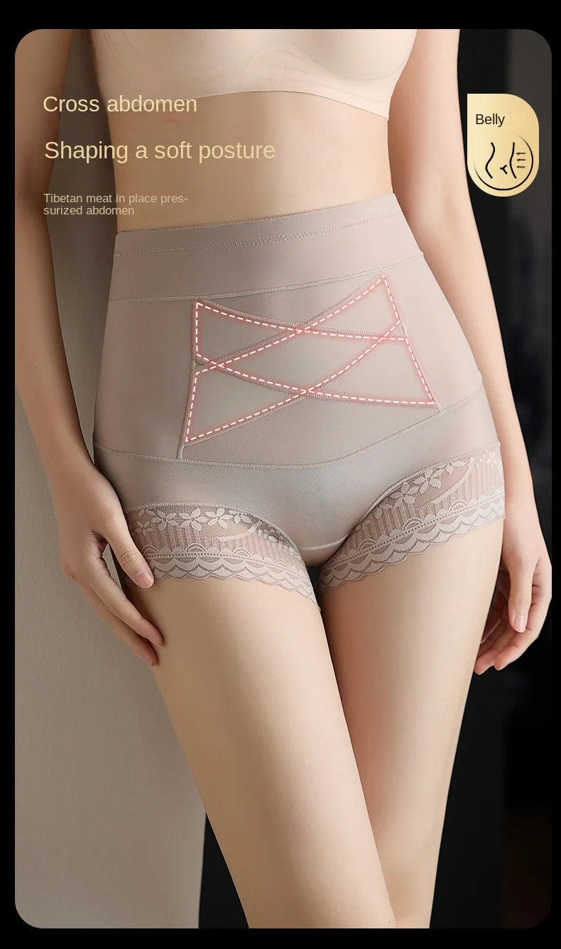 Women's High Waist Belly Shaping Pants – Postpartum, Plus Size, Slimming, Summer Wear