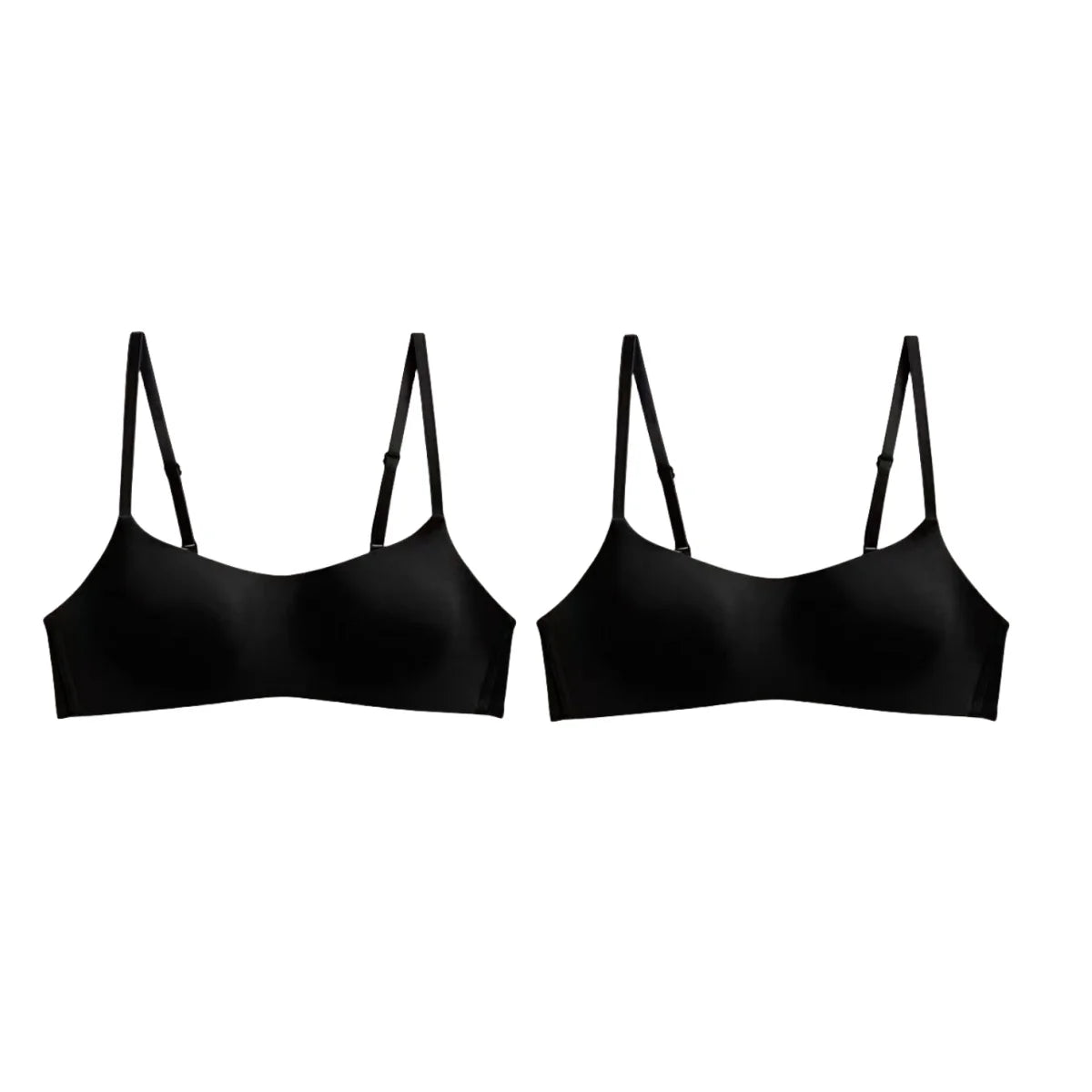 2PCS Set Non-Wire Bras – Seamless Underwear, Small Breast Cups, Tube Tops, Sexy Lingerie, Comfortable Female Bralette