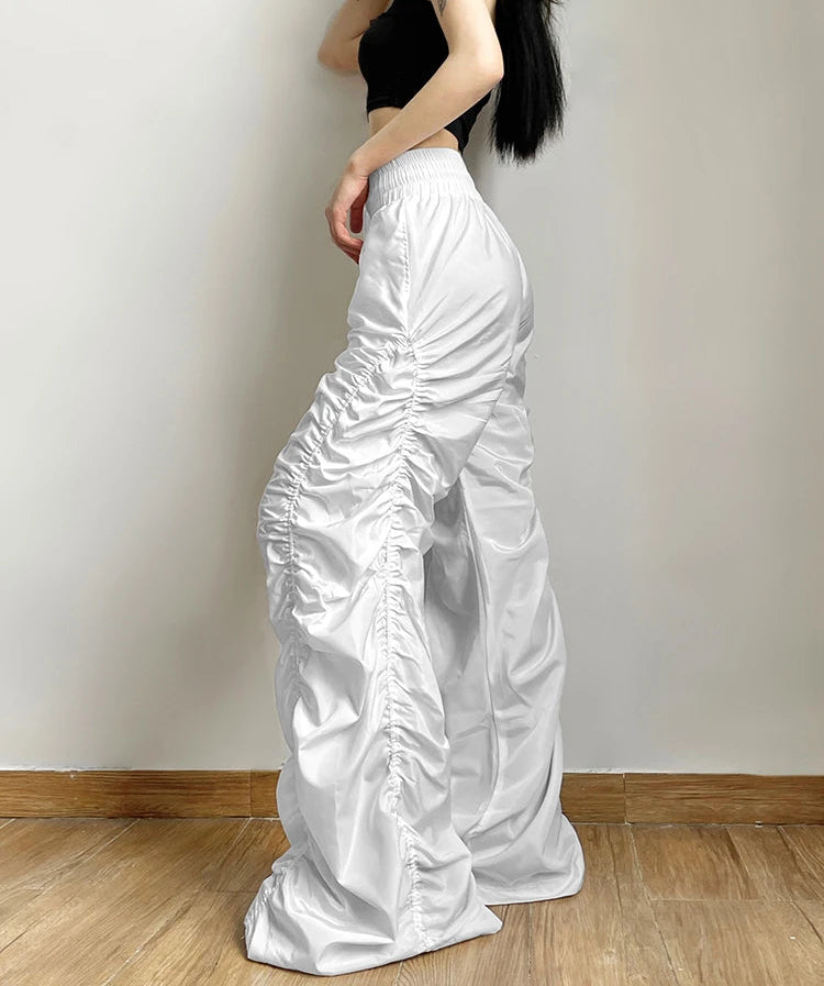 Fashion Trend Lantern Pants – Avant-Garde, Cool, All-Match, Casual, Loose Fit, High Waist, Wide Leg