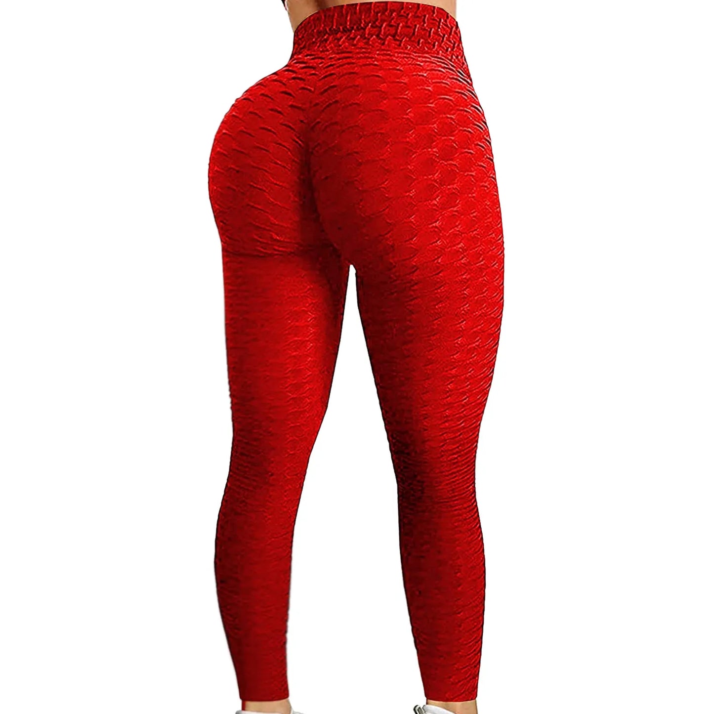 Women's Bubble Hip Lifting Pants – High Waist, Flared Design, Yoga, Fitness, Running, Gym, Sports, Dance Trousers