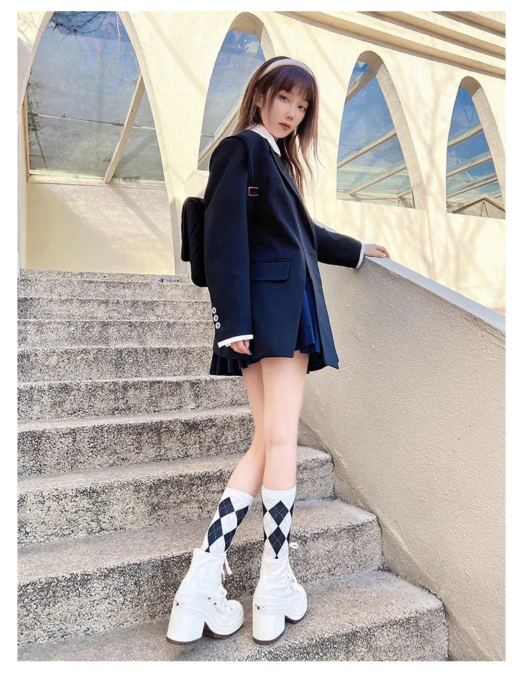 Platform Sneakers - Canvas Lace-Up Personalized Luxury Heels, Skateboard Style Casual Outdoor Fashion Shoes for Women