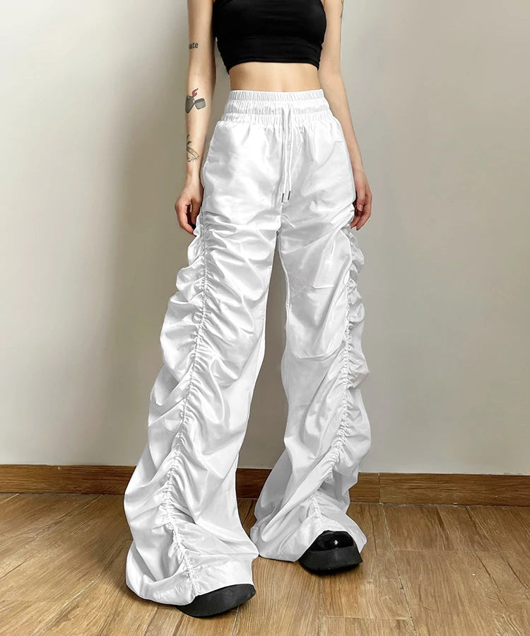 Fashion Trend Lantern Pants – Avant-Garde, Cool, All-Match, Casual, Loose Fit, High Waist, Wide Leg