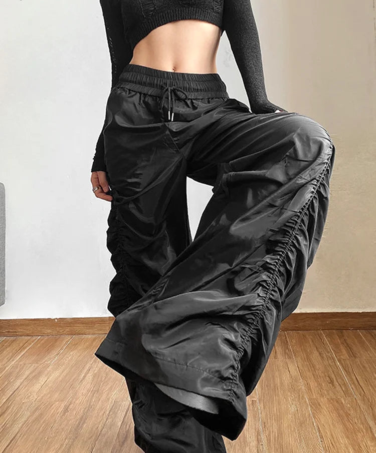 Fashion Trend Lantern Pants – Avant-Garde, Cool, All-Match, Casual, Loose Fit, High Waist, Wide Leg