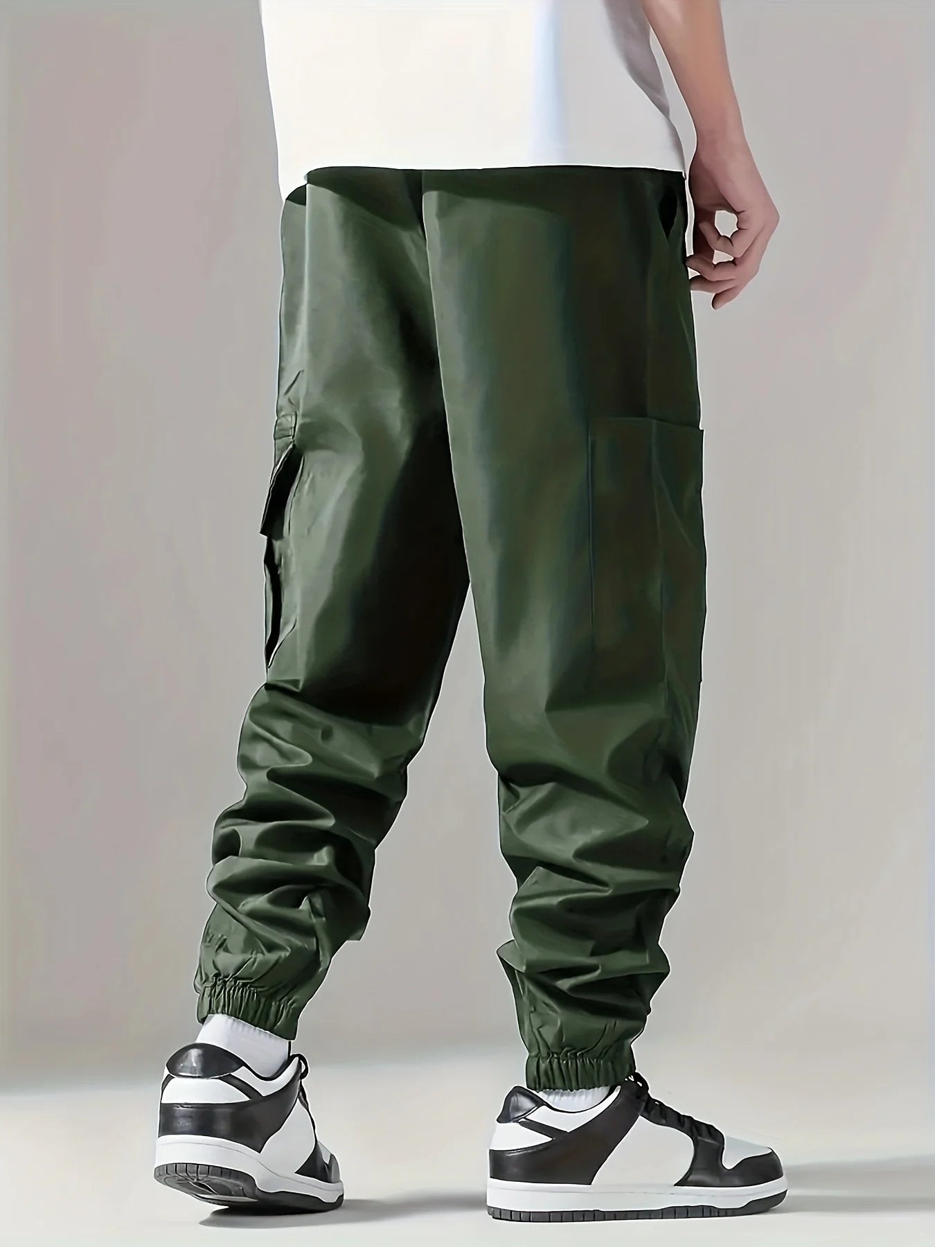 Men's Cargo Pants – Thin, Comfortable and Breathable, Outdoor Casual Wear, Suitable for Running and Cycling, Multi-Pocket Style