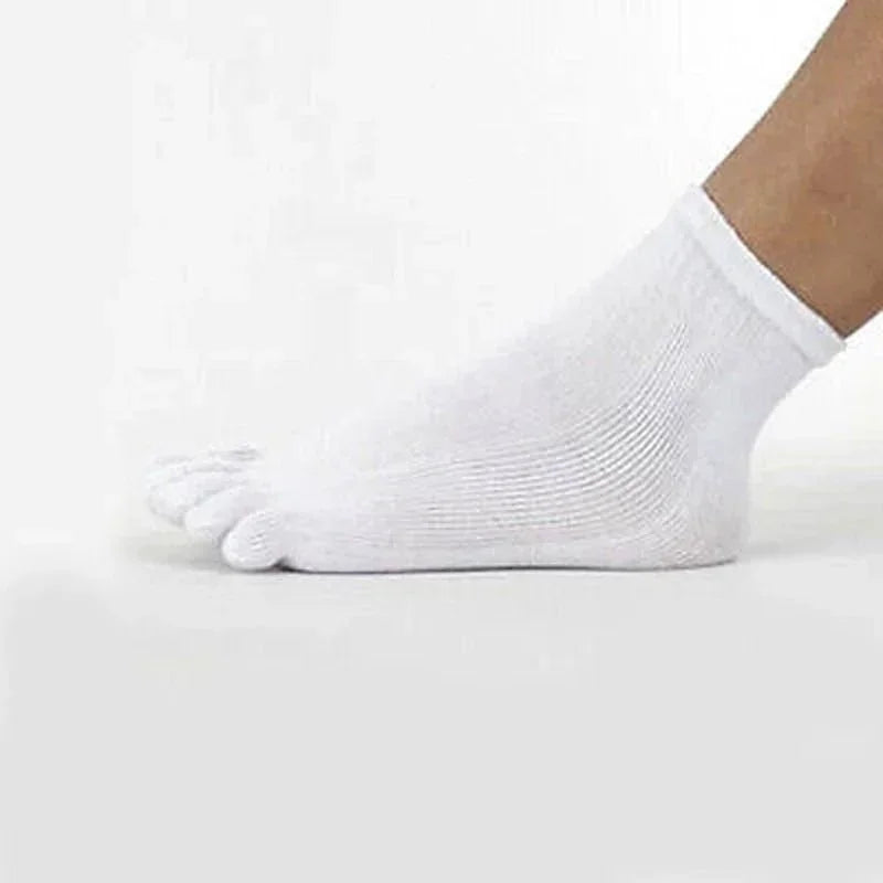 Men's and Women's Five Toe Socks – Ideal for Barefoot Running Shoes, Sports, 5 Finger Toe Design