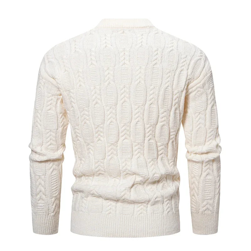 Mens Pullover Sweaters – Fashion Knit Sweater With A Lightweight Jumper Design, Autumn Mock Turtleneck, Perfect For Casual Streetwear