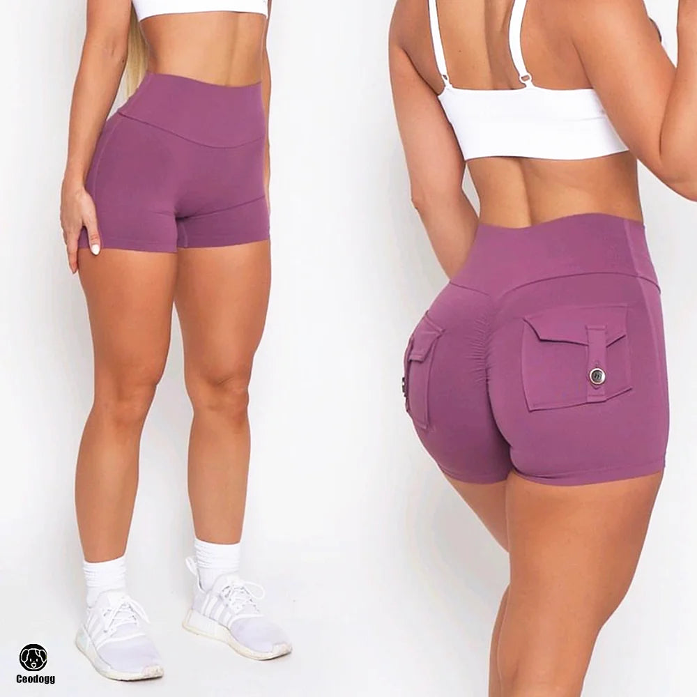 Smaller Gym Leggings – Scrunch Bum, High Waist, Yoga Pants, Shorts, Tights, Workout, Breathable, Naked Feeling, Elastic Fabric