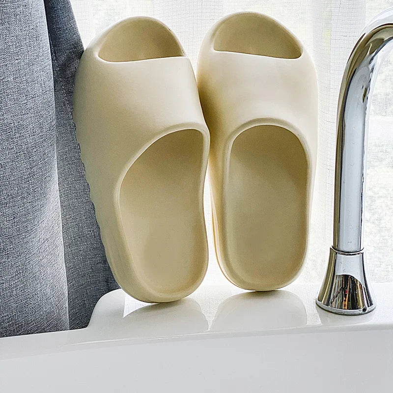 Soft Thick Soled Slippers - Women's Fashion Slippers, Home Sandals, Women's Beach Shoes