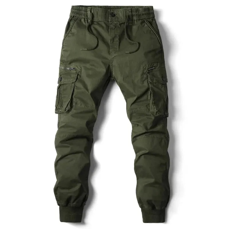 Cargo Pants Men – Jogging Casual, Cotton Full Length, Tactical Military Style Pants, Comfortable Trousers for Men