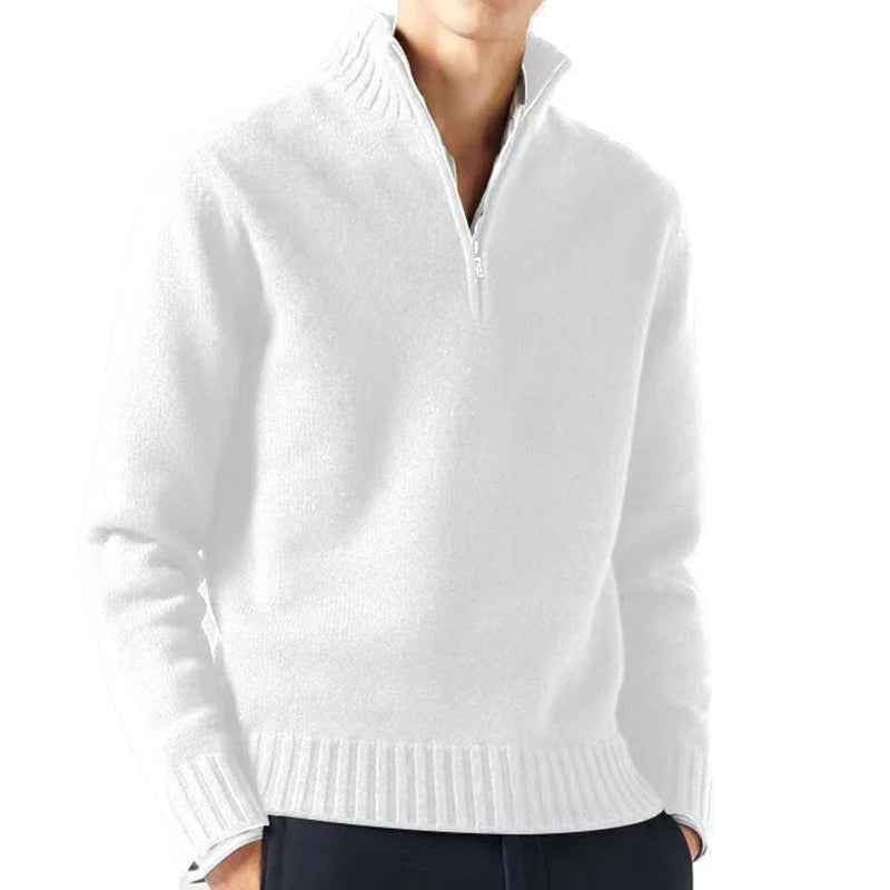 Men Turtlenecks Sweaters – Knitwear Pullovers Solid Color Long Sleeved Sweater Male Casual Daily Warm Coats