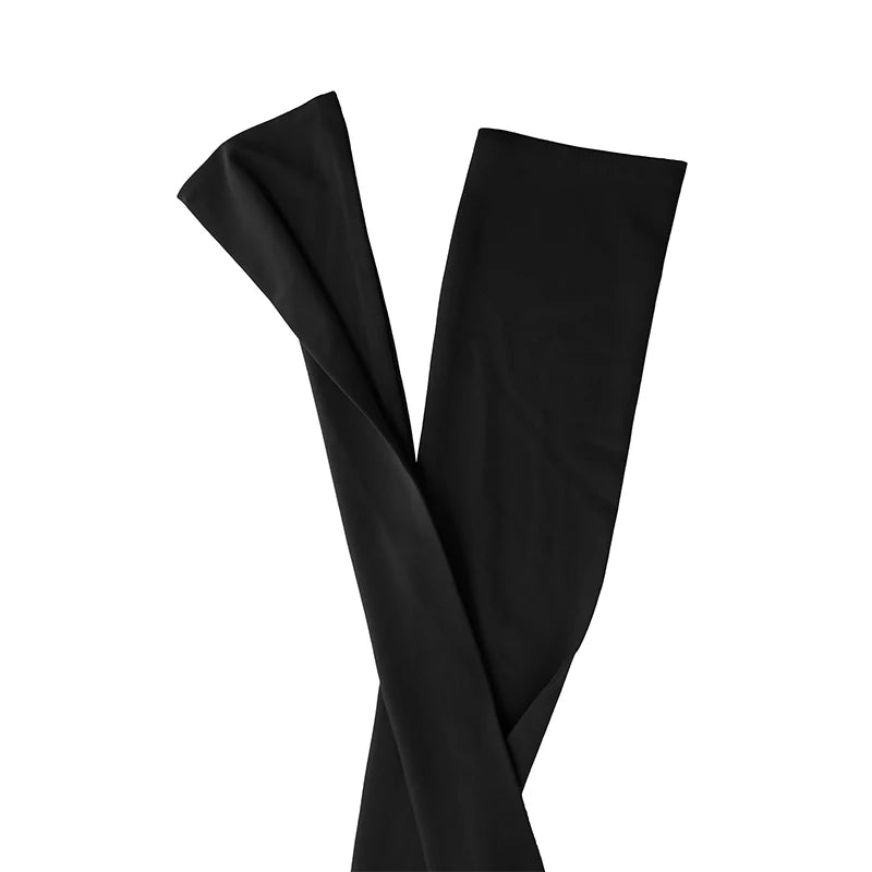 Tank Top – Solid Color, Sexy, Sleeveless, V-Neck, Fashionable, Bandage Detail, Streetwear, Casual, Slim Fit, Elegant, Knitted