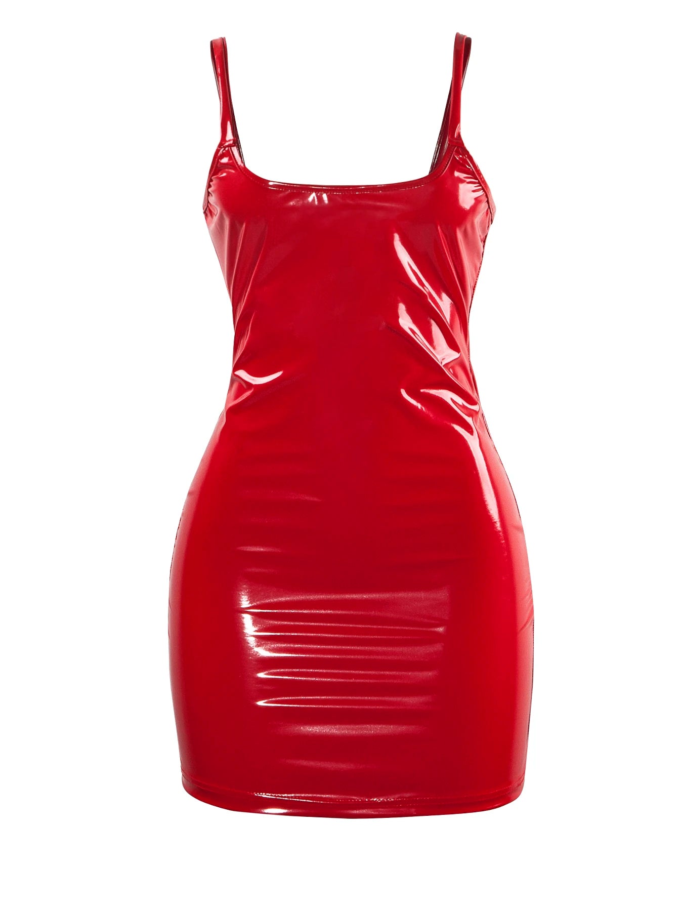 Women Sexy PU Leather Mini Dress – Sleeveless, Bodycon, Elegant Slip Dress for Party & Night Club, Summer Short Dress