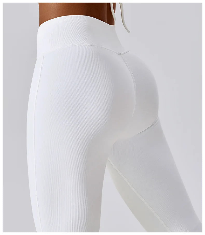 Flare Leggings Yoga Pants – High Waist, Wide Leg, Gym Workout, Fitness, Sports, Flared Design, Latin Dance Trousers